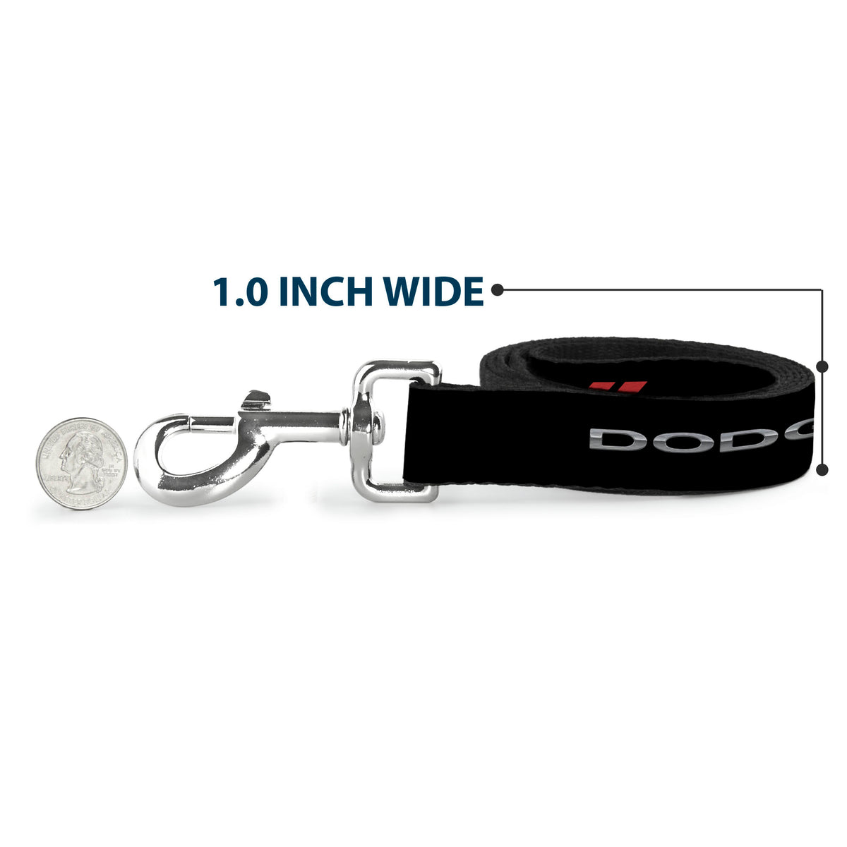 Dog Leash - Dodge Red Rhombus REPEAT Dog Leashes Dodge