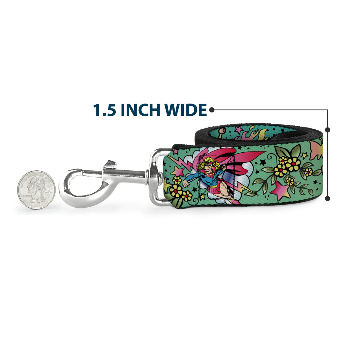 Dog Leash - Supergirl Tattoo Scene Dog Leashes DC Comics