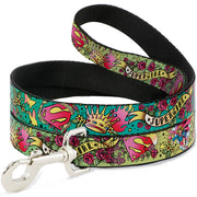Dog Leash - Supergirl Tattoo Scene Dog Leashes DC Comics