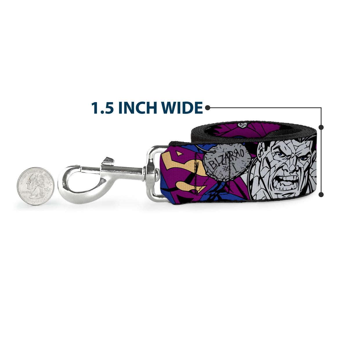 Dog Leash - Bizzaro Action Dog Leashes DC Comics