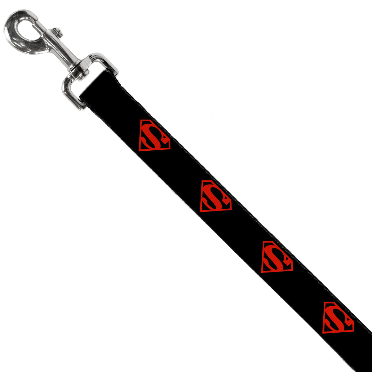 Dog Leash - Superboy Shield Black/Red Dog Leashes DC Comics