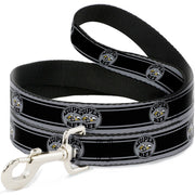 Dog Leash - SUPER BEE Logo/Stripes Black/Gray/Yellow/White Dog Leashes Dodge