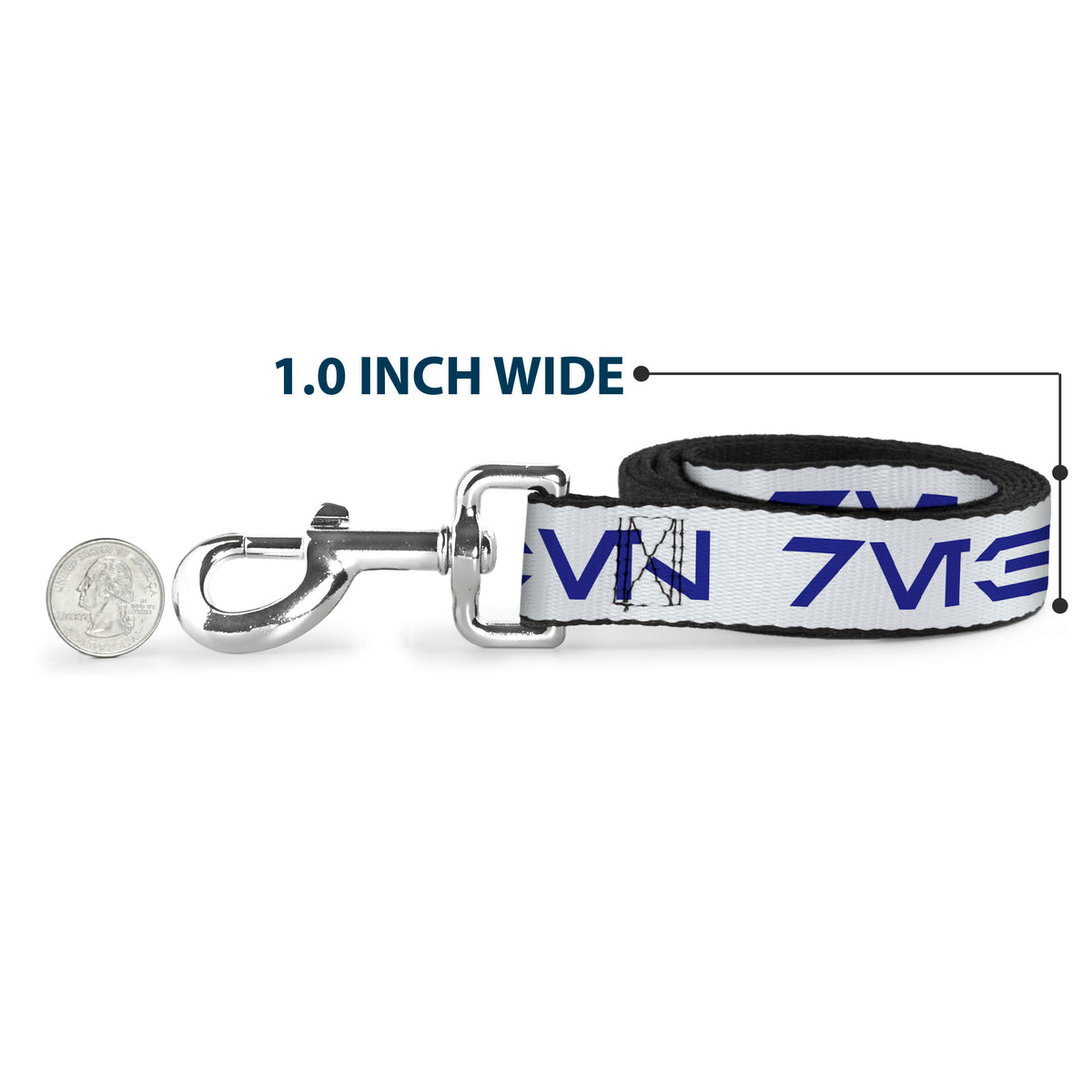 Dog Leash - Star Wars Aurebesh REBEL White/Blue Dog Leashes Star Wars