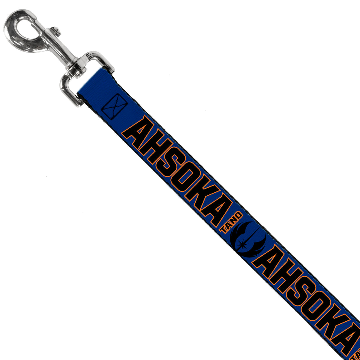Dog Leash - Star Wars TANO AHSOKA Pose/Jedi Order Insignia Blues/Gray Dog Leashes Star Wars