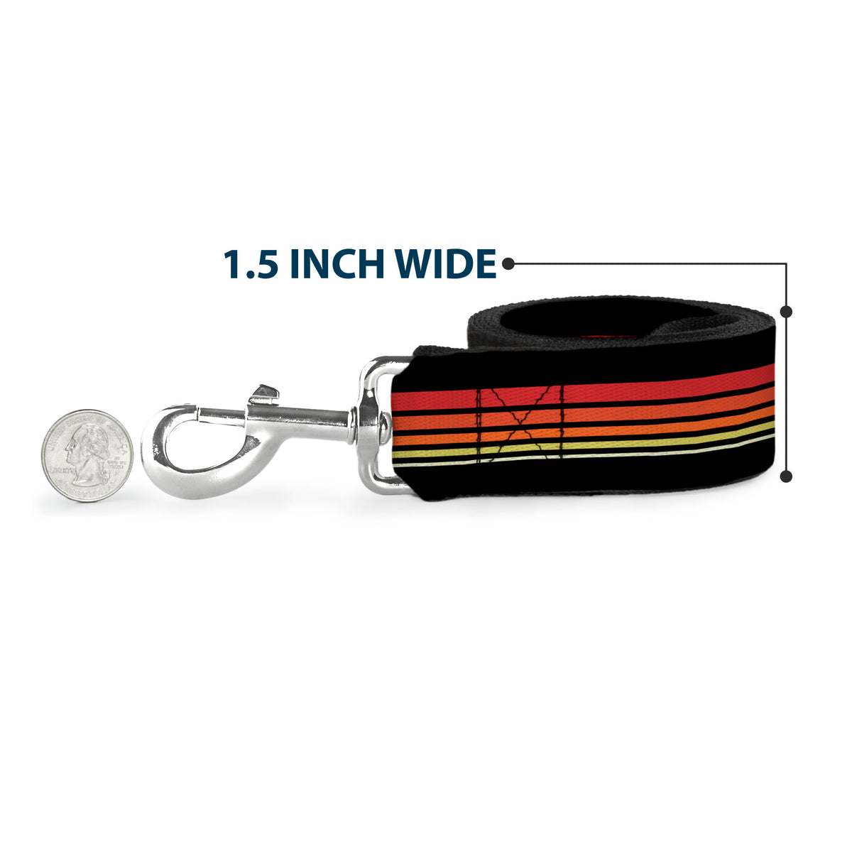 Dog Leash - Star Wars Millennium Falcon Stripe Black/Multi Color Dog Leashes Star Wars