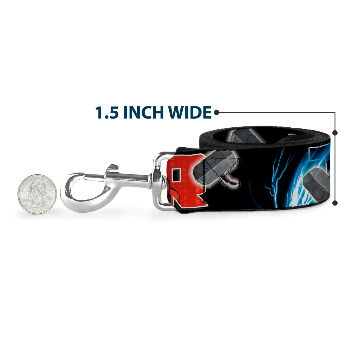 Dog Leash - THOR Poses/Hammer Dog Leashes Marvel Comics