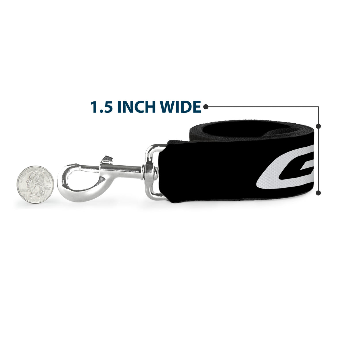 Dog Leash - TOYOTA GAZOO RACING GR Logo and Text Black/White/Red Dog Leashes Toyota