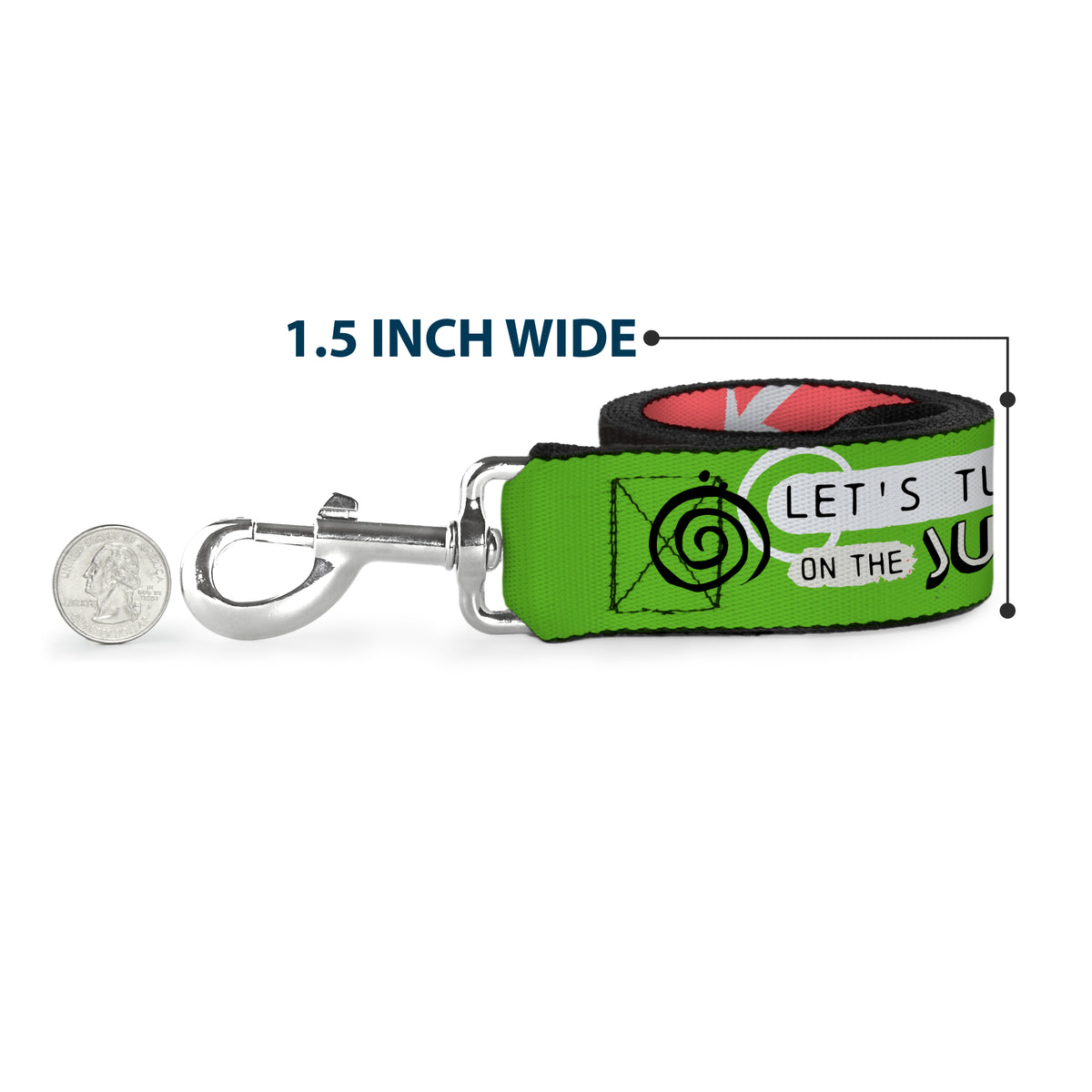 Dog Leash - BEETLEJUICE Face and Quotes Collage Pink/Green/Black Dog Leashes Beetlejuice