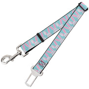 Dog Safety Seatbelt for Cars - Easter Bunnies Smiling Sky Blue Dog Safety Seatbelts for Cars Buckle-Down   