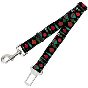Dog Safety Seatbelt for Cars - Christmas Holiday Finial Bauble Ornaments Black/Reds/Greens Dog Safety Seatbelts for Cars Buckle-Down