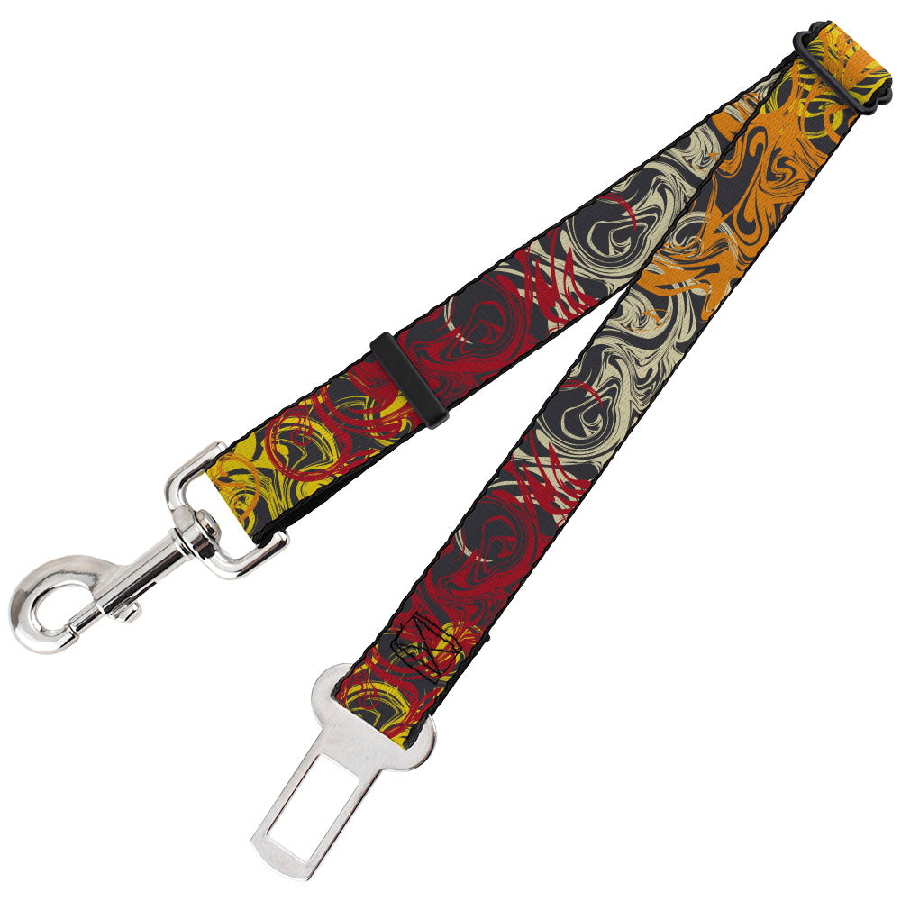 Dog Safety Seatbelt for Cars - Swirl Mix Gray/Multi Color Dog Safety Seatbelts for Cars Buckle-Down   