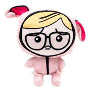Dog Toy Squeaker Plush - A Christmas Story Ralphie Pink Bunny Pajama Pose Dog Toy Squeaky Plush A Christmas Story
