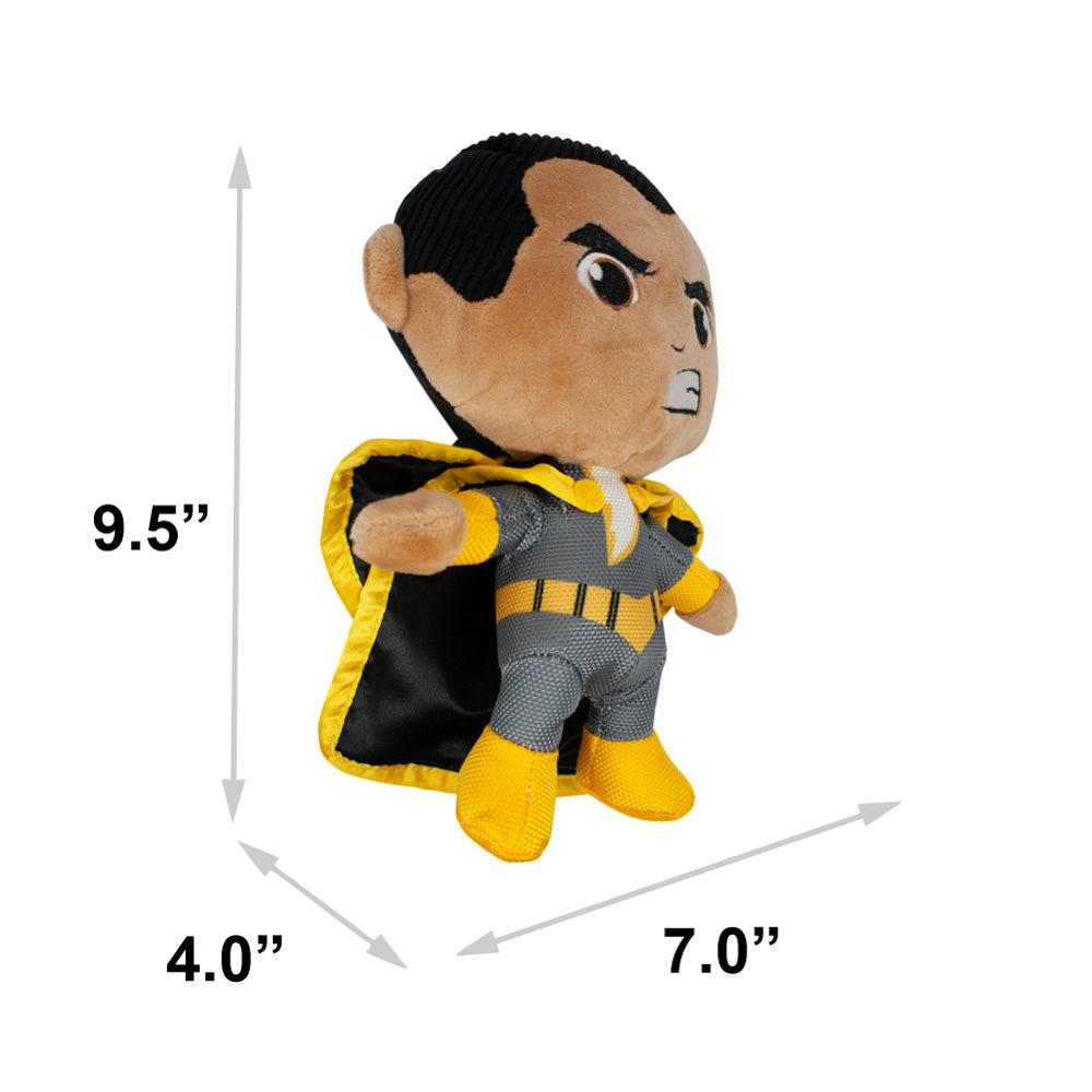 Dog Toy Squeaker Plush - Black Adam Chibi Standing Pose Dog Toy Squeaky Plush DC Comics