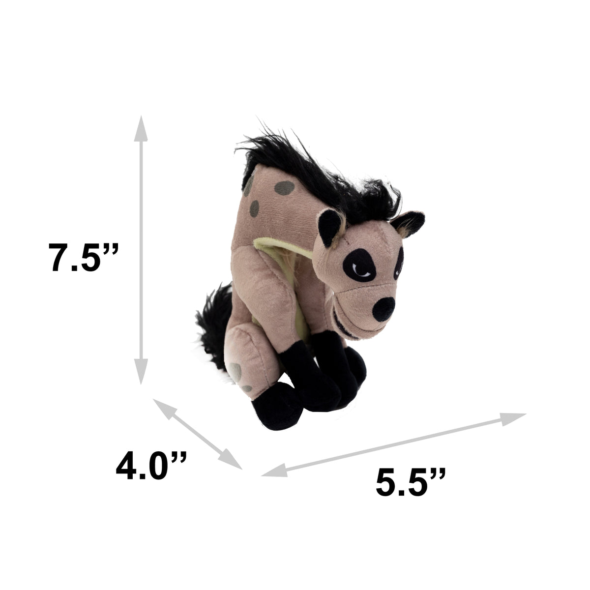 Dog Toy Squeaker Plush - Disney The Lion King Shenzi Hyena Full Body Pose Dog Toy Squeaky Plush Disney