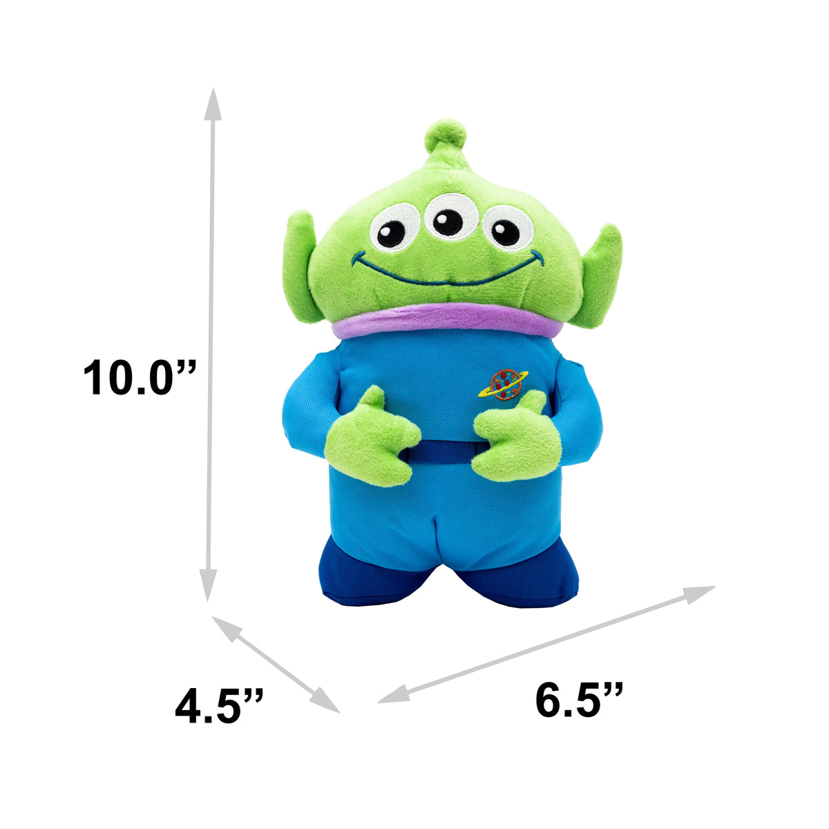 Dog Toy Squeaker Plush - Pixar Toy Story Alien Full Body Pose Dog Toy Squeaky Plush Disney