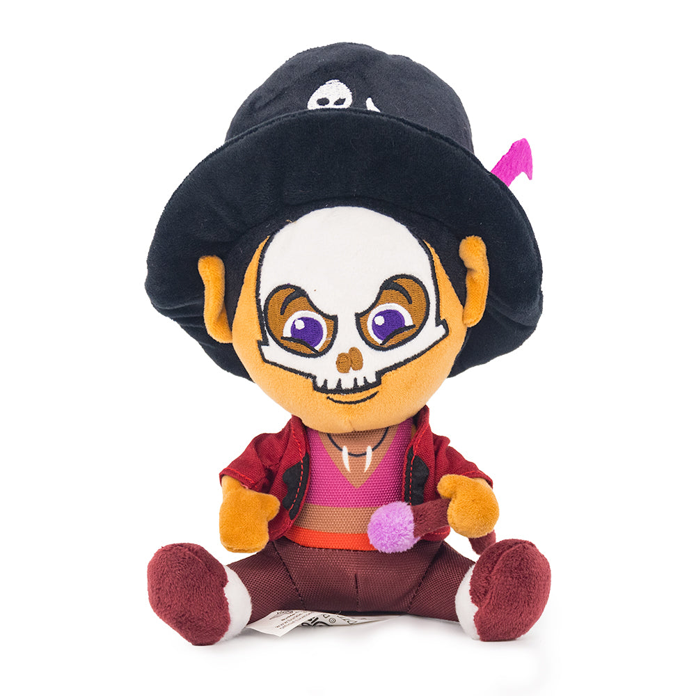 Dog Toy Squeaker Plush - The Princess and the Frog Villain Dr. Facilier Shadow Man Sitting Pose Dog Toy Squeaky Plush Disney