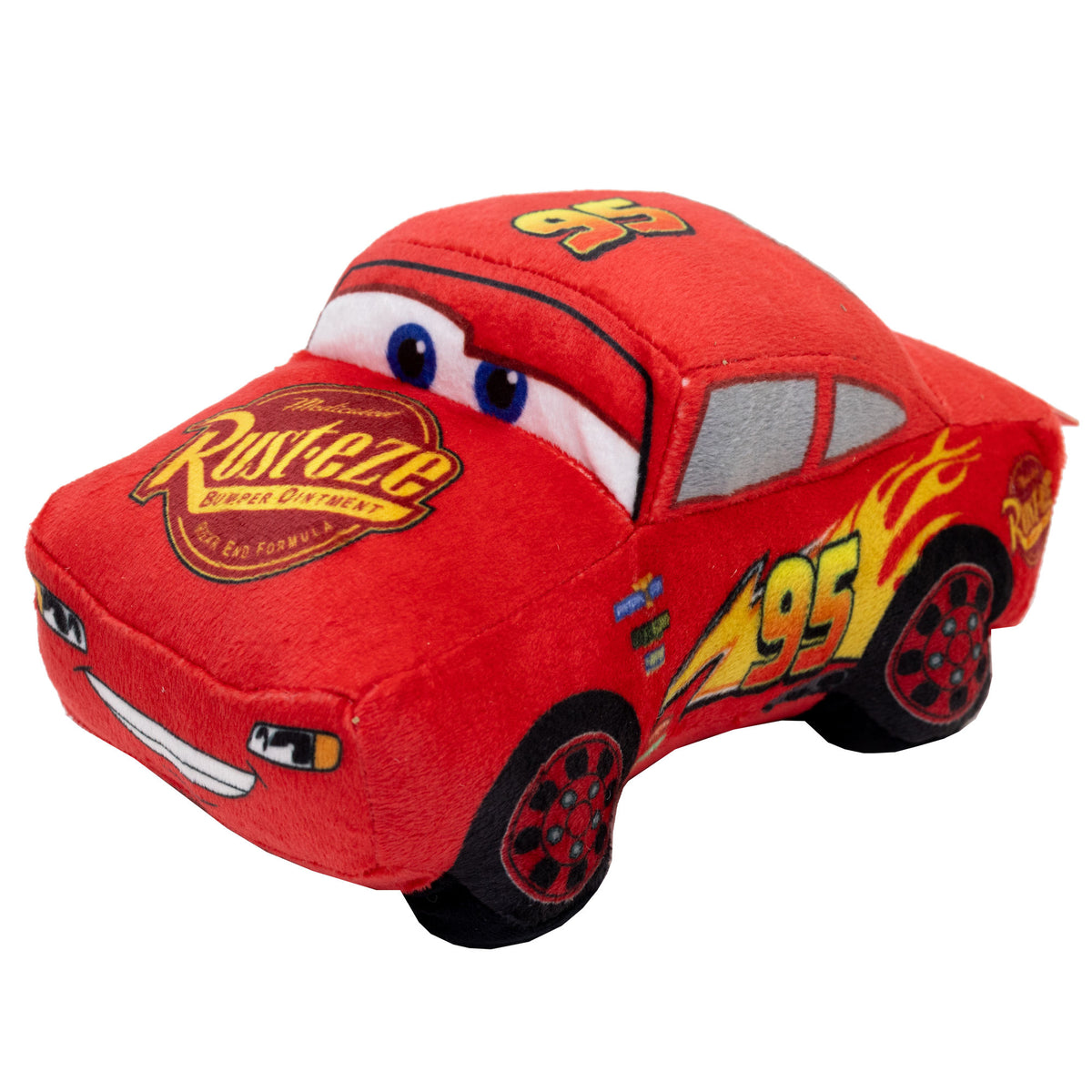 Dog Toy Squeaky Plush 2-Piece Set, Disney Pixar Cars, Lightning McQueen, Tow Mater Dog Toy Squeaky Plush Disney