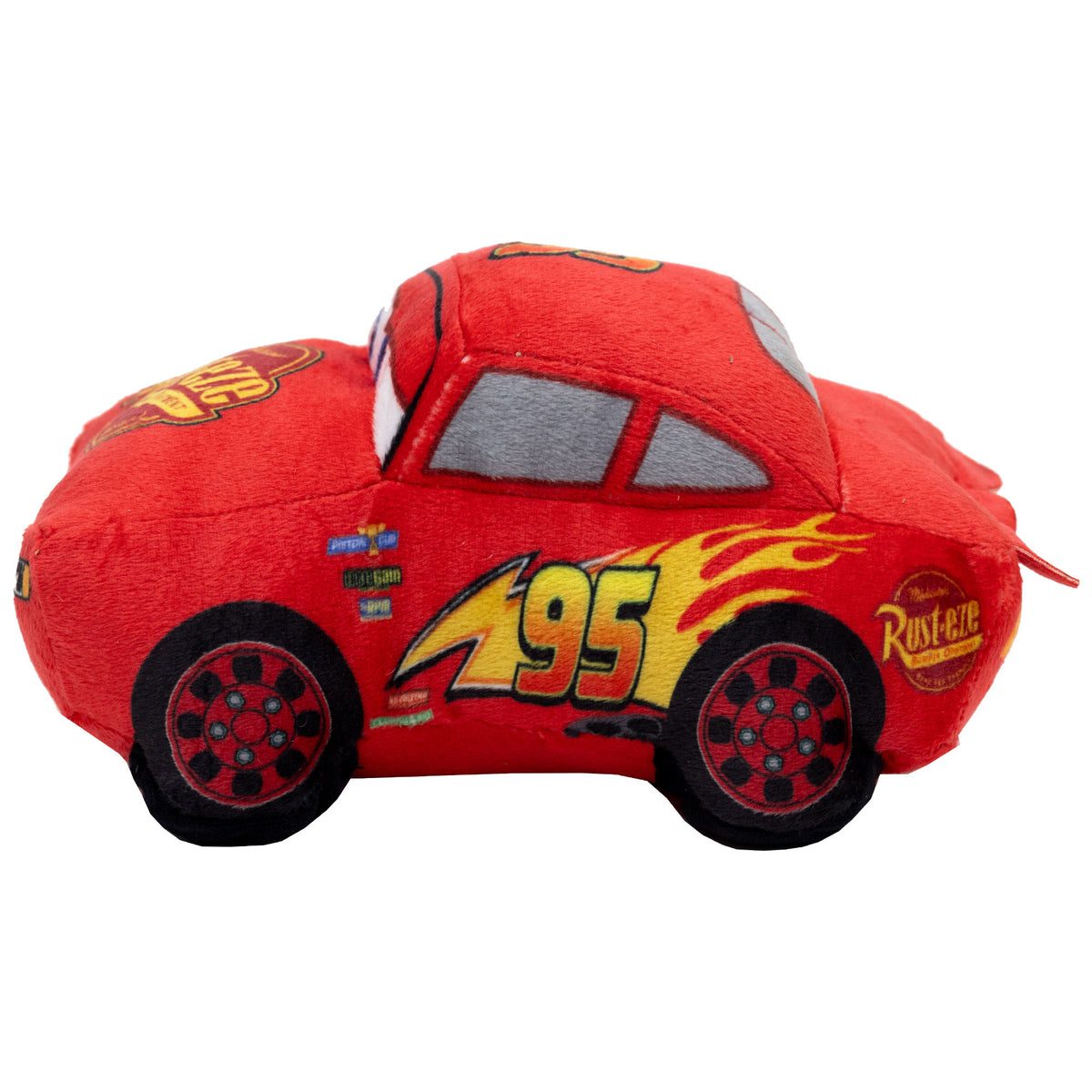 Dog Toy Squeaky Plush 2-Piece Set, Disney Pixar Cars, Lightning McQueen, Tow Mater Dog Toy Squeaky Plush Disney