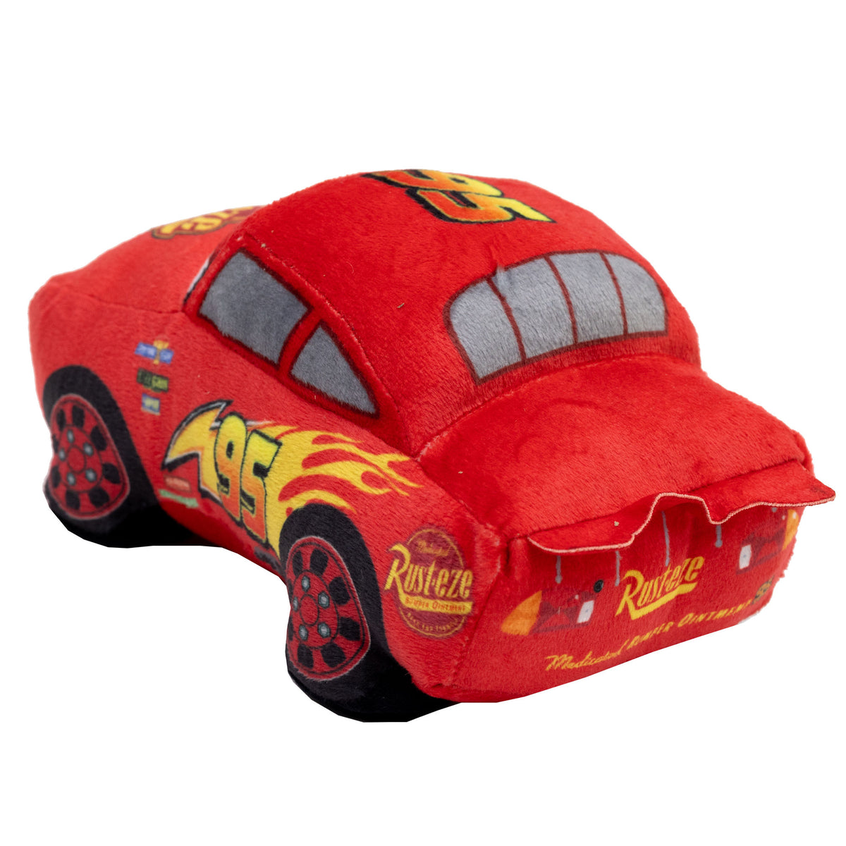 Dog Toy Squeaky Plush 2-Piece Set, Disney Pixar Cars, Lightning McQueen, Tow Mater Dog Toy Squeaky Plush Disney