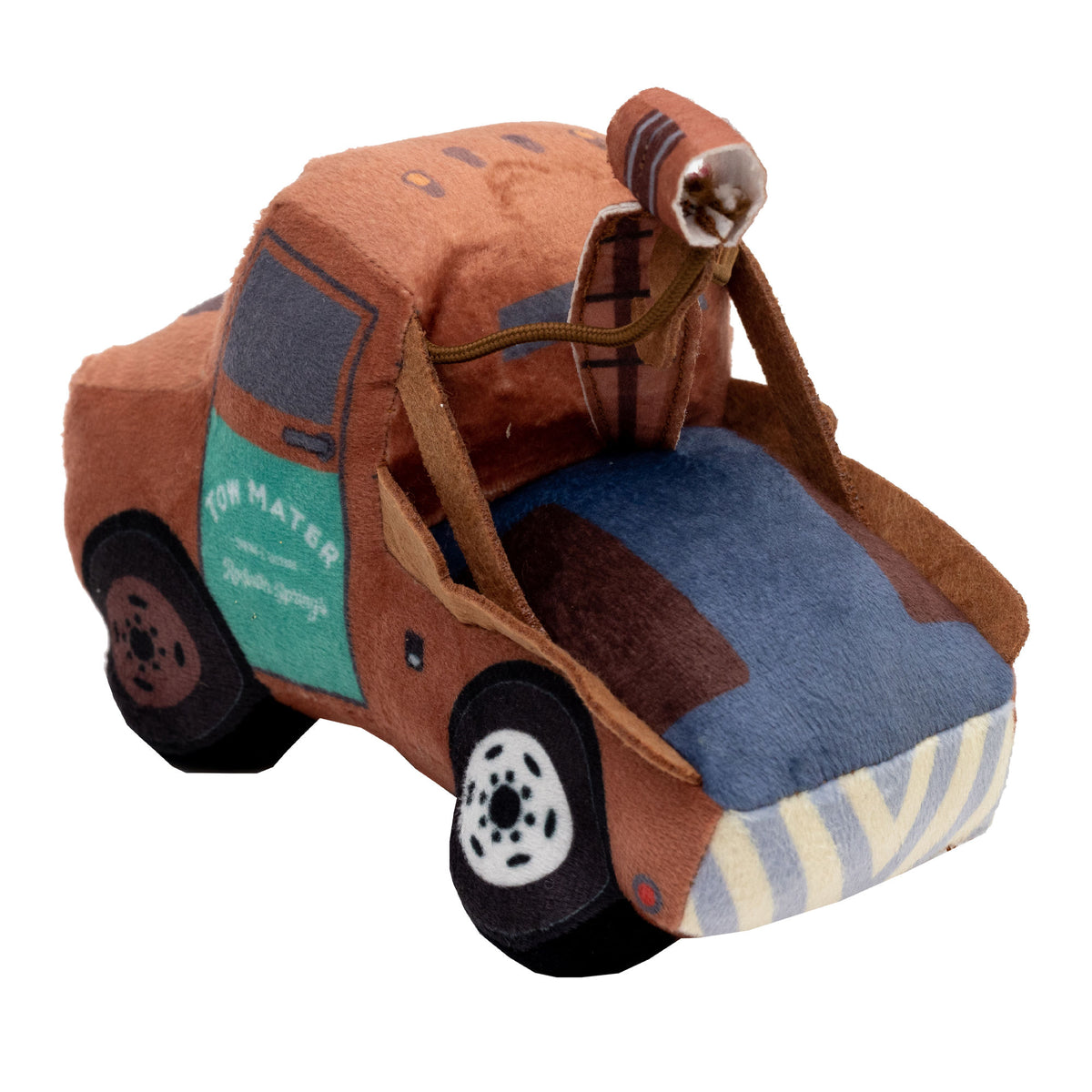 Dog Toy Squeaky Plush 2-Piece Set, Disney Pixar Cars, Lightning McQueen, Tow Mater Dog Toy Squeaky Plush Disney