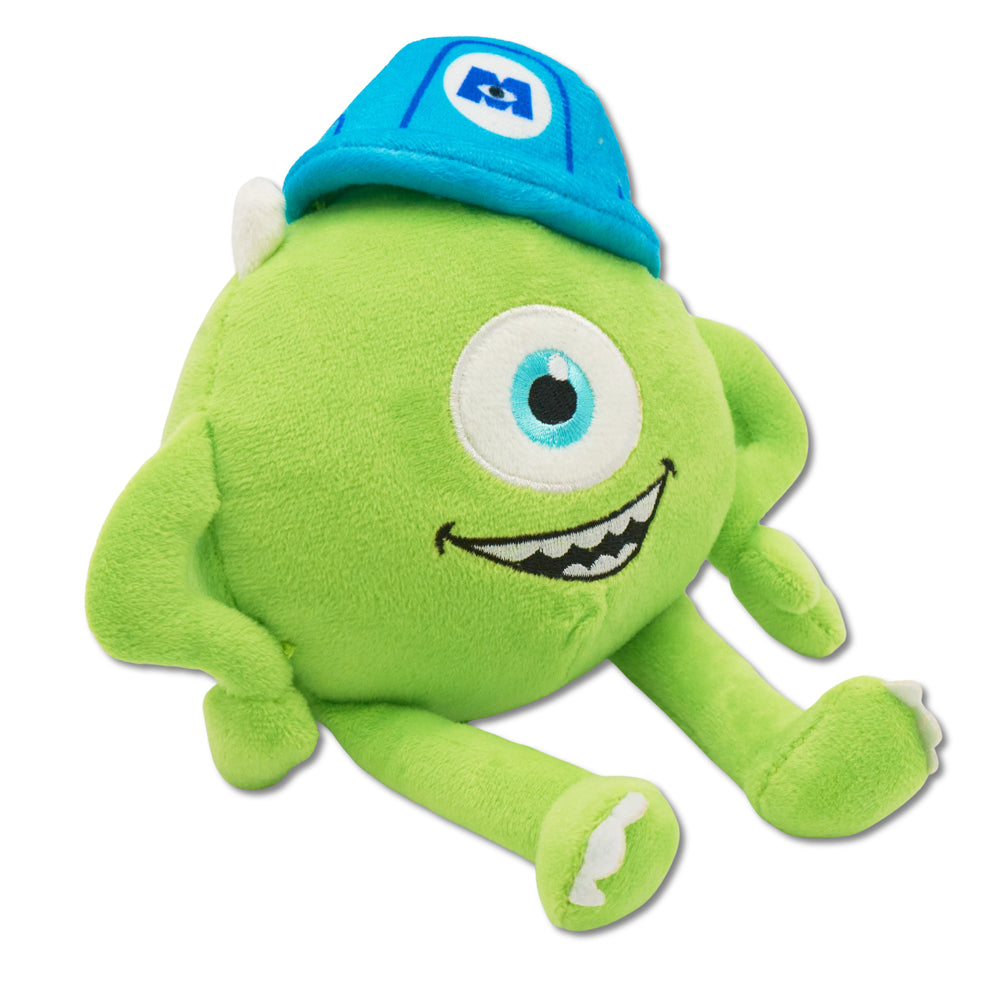 Dog Toy Squeaker Plush - Monsters, Inc. Mike Full Body Sitting Pose Dog Toy Squeaky Plush Disney