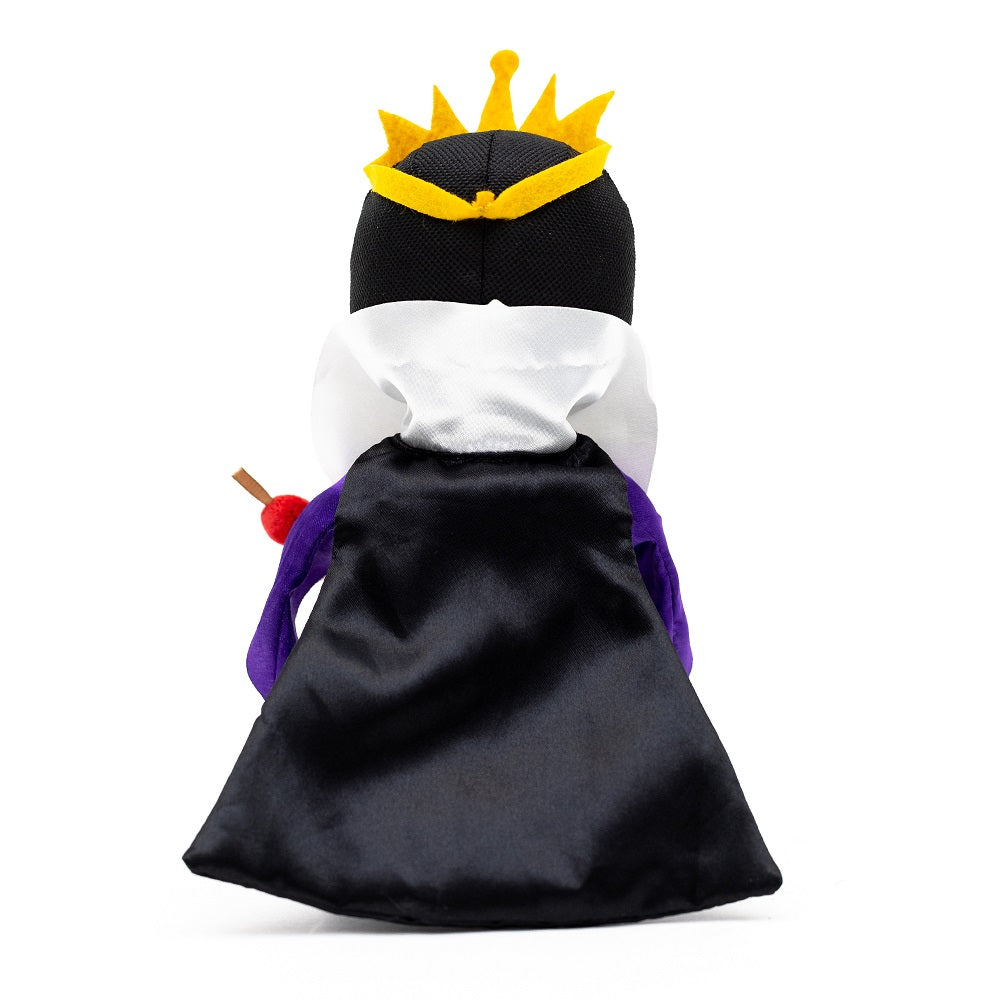 Dog Toy Squeaker Plush - Snow White Villain the Evil Queen with Apple Full Body Standing Pose Dog Toy Squeaky Plush Disney