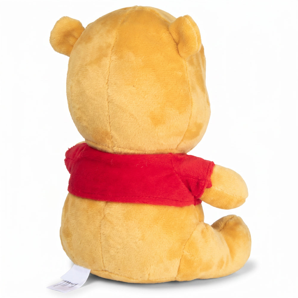 Dog Toy Squeaker Plush - Winnie the Pooh Winking Hunny Pot Sitting Pose Dog Toy Squeaky Plush Disney