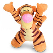 Dog Toy Squeaker Plush - Winnie the Pooh Tiggers Arms Up Sitting Pose Dog Toy Squeaky Plush Disney
