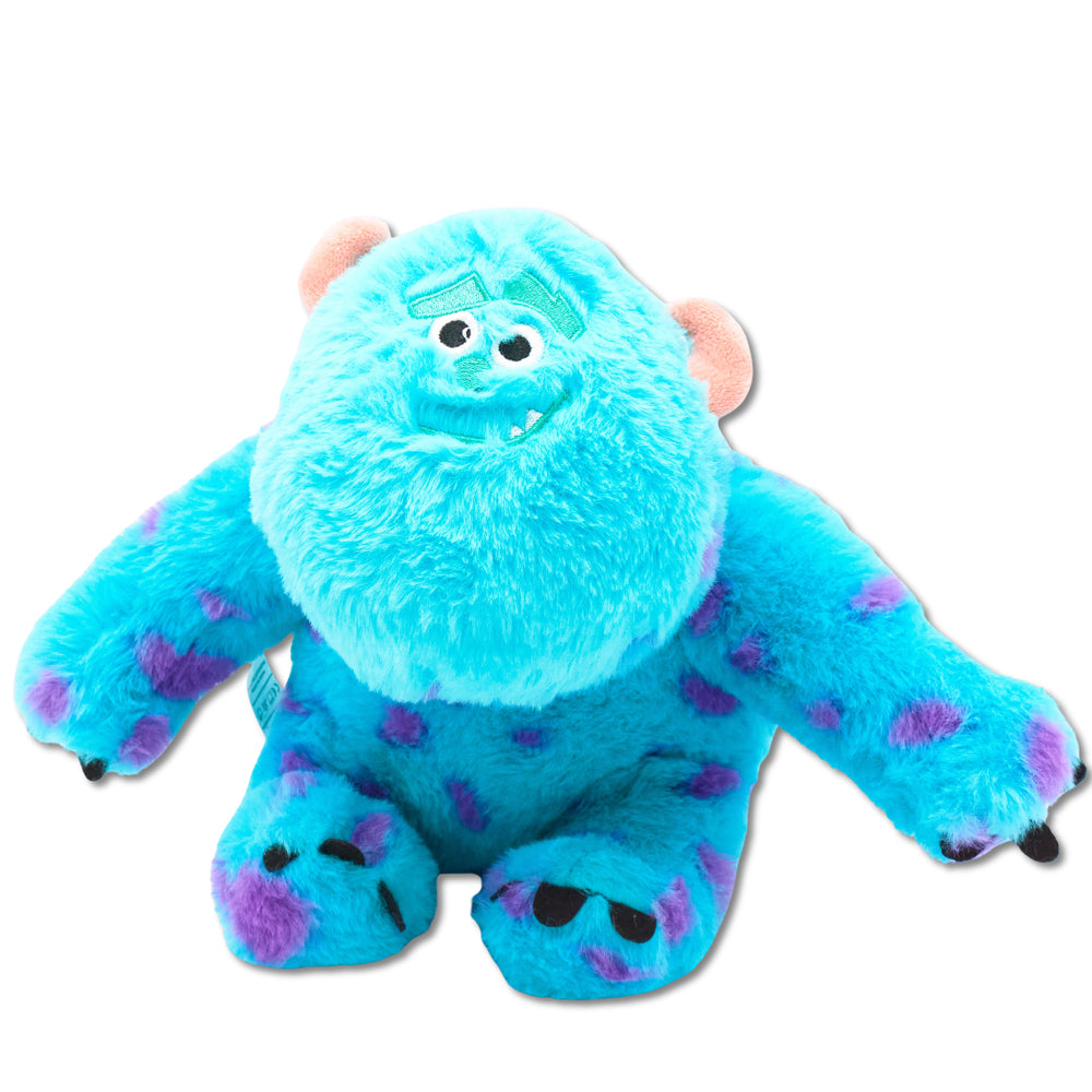 Dog Toy Squeaker Plush - Monsters, Inc. Furry Sulley Full Body Sitting Pose Dog Toy Squeaky Plush Disney