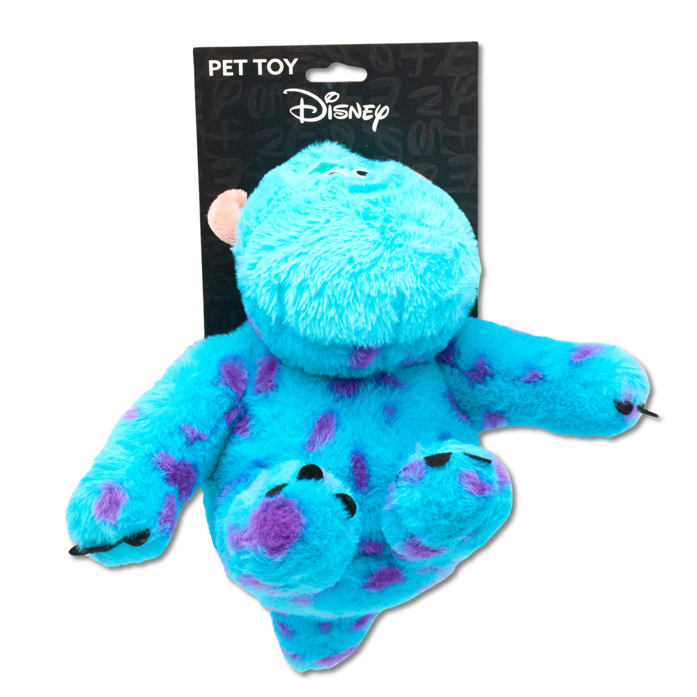 Dog Toy Squeaker Plush - Monsters, Inc. Furry Sulley Full Body Sitting Pose Dog Toy Squeaky Plush Disney