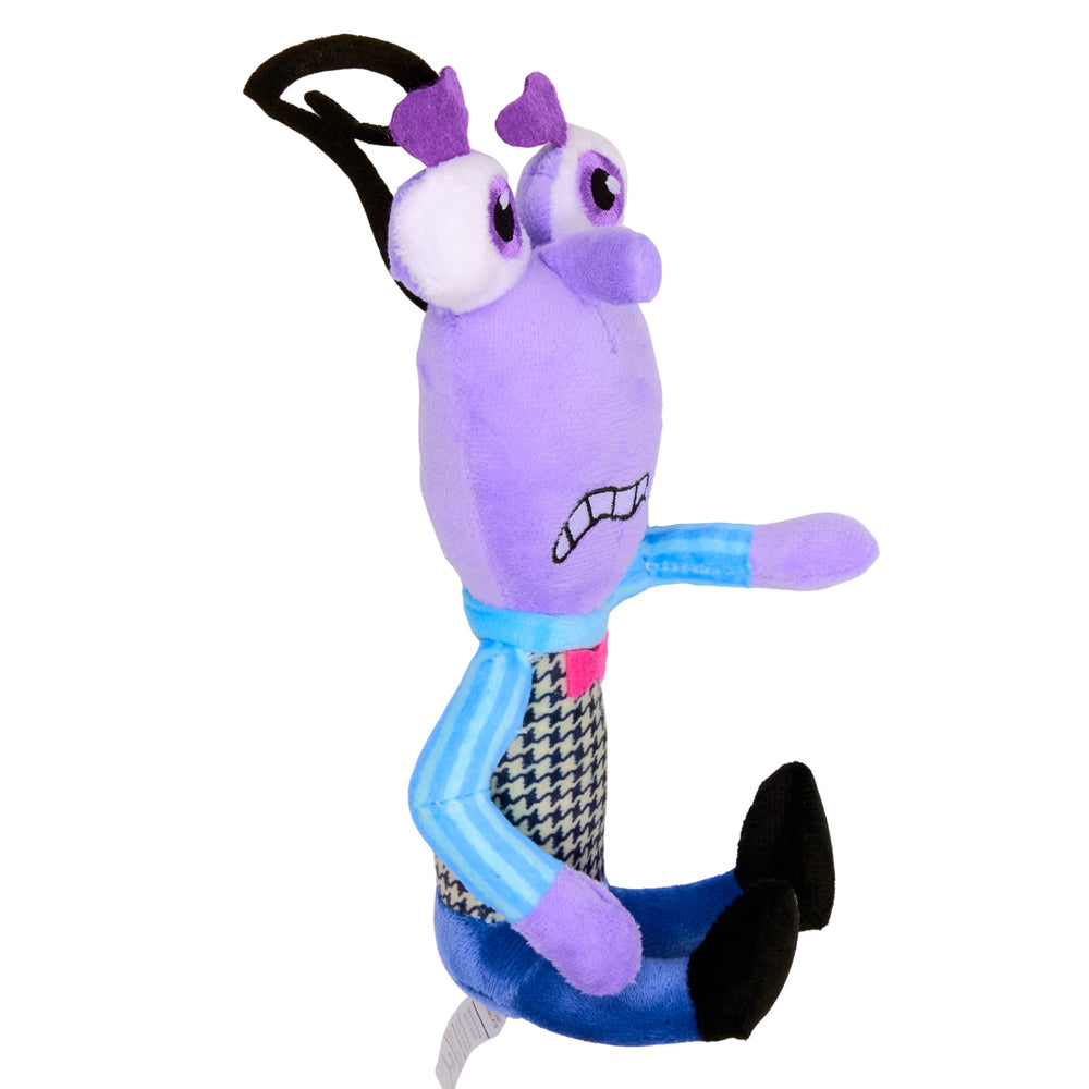 Dog Toy Squeaker Plush - Pixar Inside Out Fear Full Body Pose Dog Toy Squeaky Plush Disney