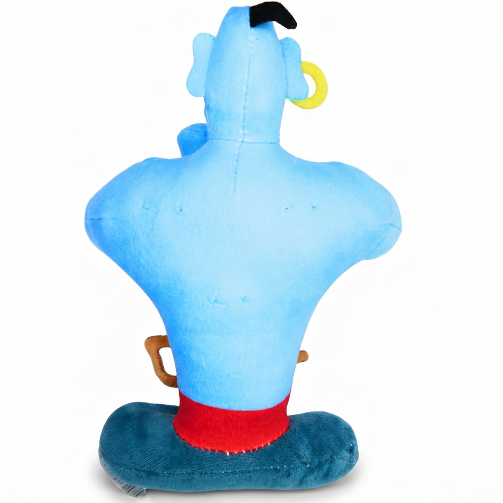 Dog Toy Squeaker Plush - Aladdin Genie Sitting Pose Dog Toy Squeaky Plush Disney