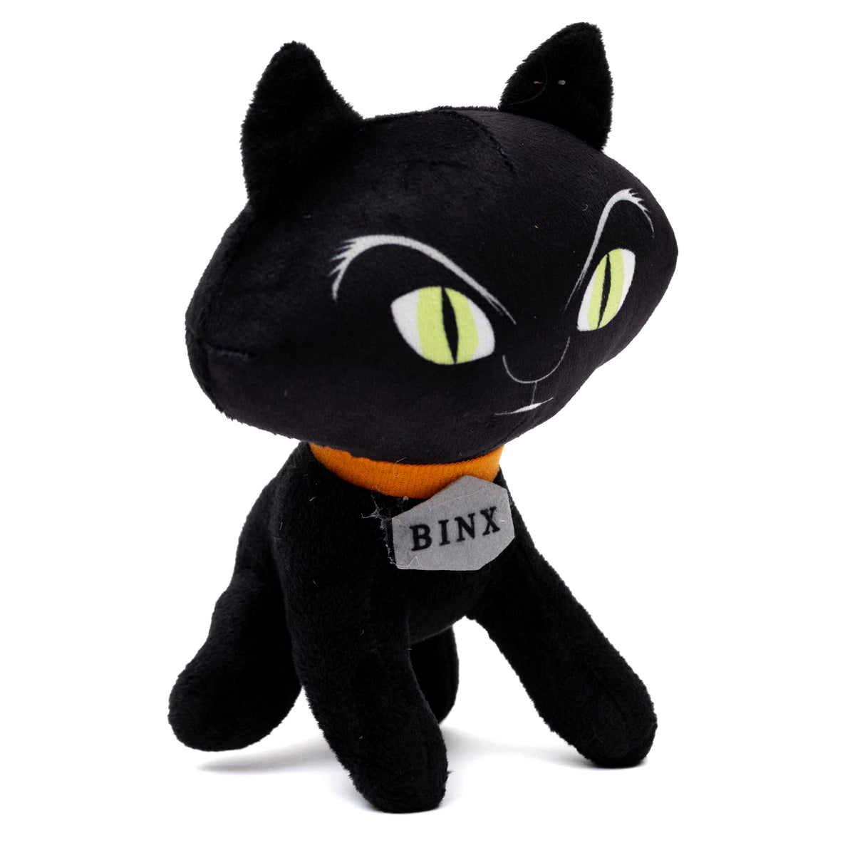 Dog Toy Squeaker Plush - Hocus Pocus Binx Cat Sitting Pose Dog Toy Squeaky Plush Disney