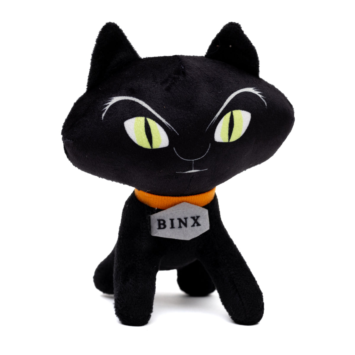 Dog Toy Squeaker Plush - Hocus Pocus Binx Cat Sitting Pose Dog Toy Squeaky Plush Disney