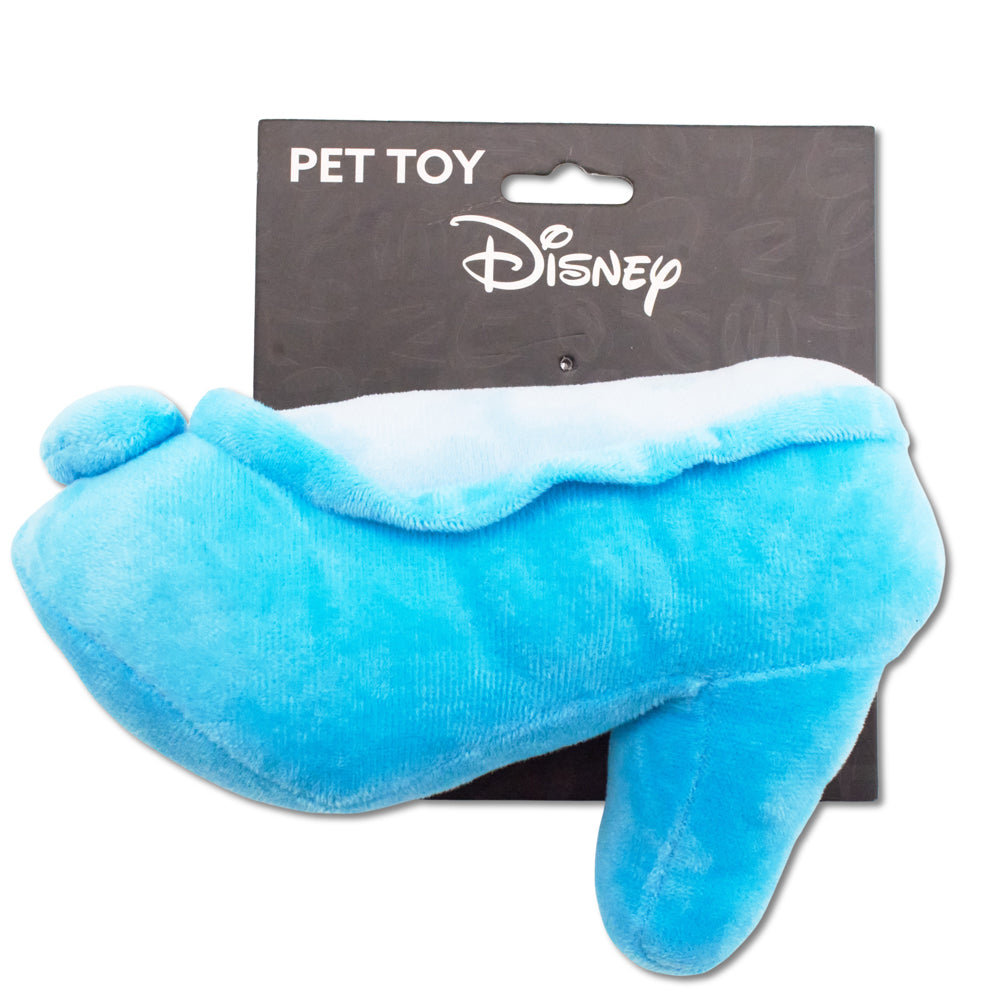 Dog Toy Squeaker Plush - Cinderella Slipper Replica Light Blue Dog Toy Squeaky Plush Disney