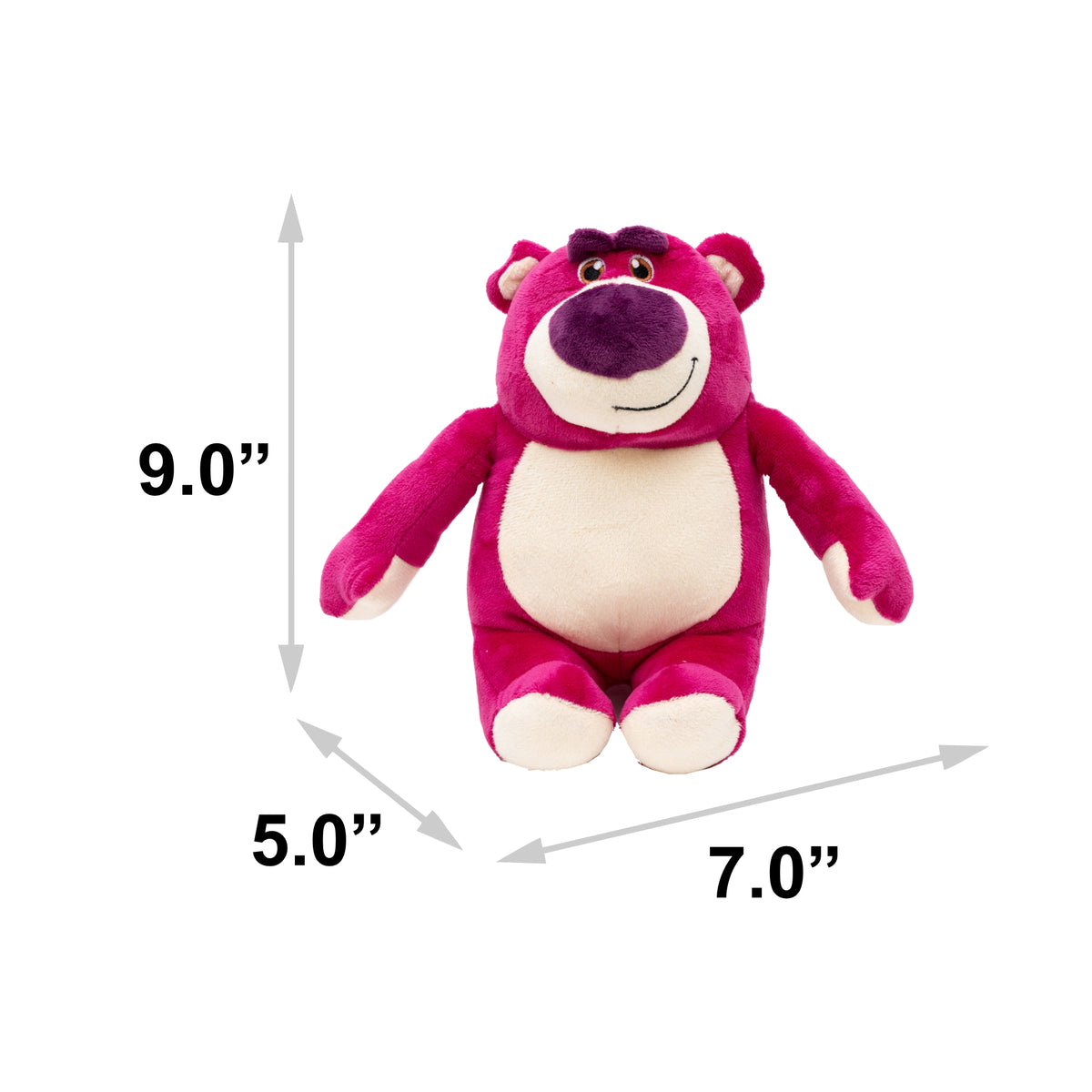 Dog Toy Squeaker Plush - Pixar Toy Story Lotso Full Body Pose Dog Toy Squeaky Plush Disney