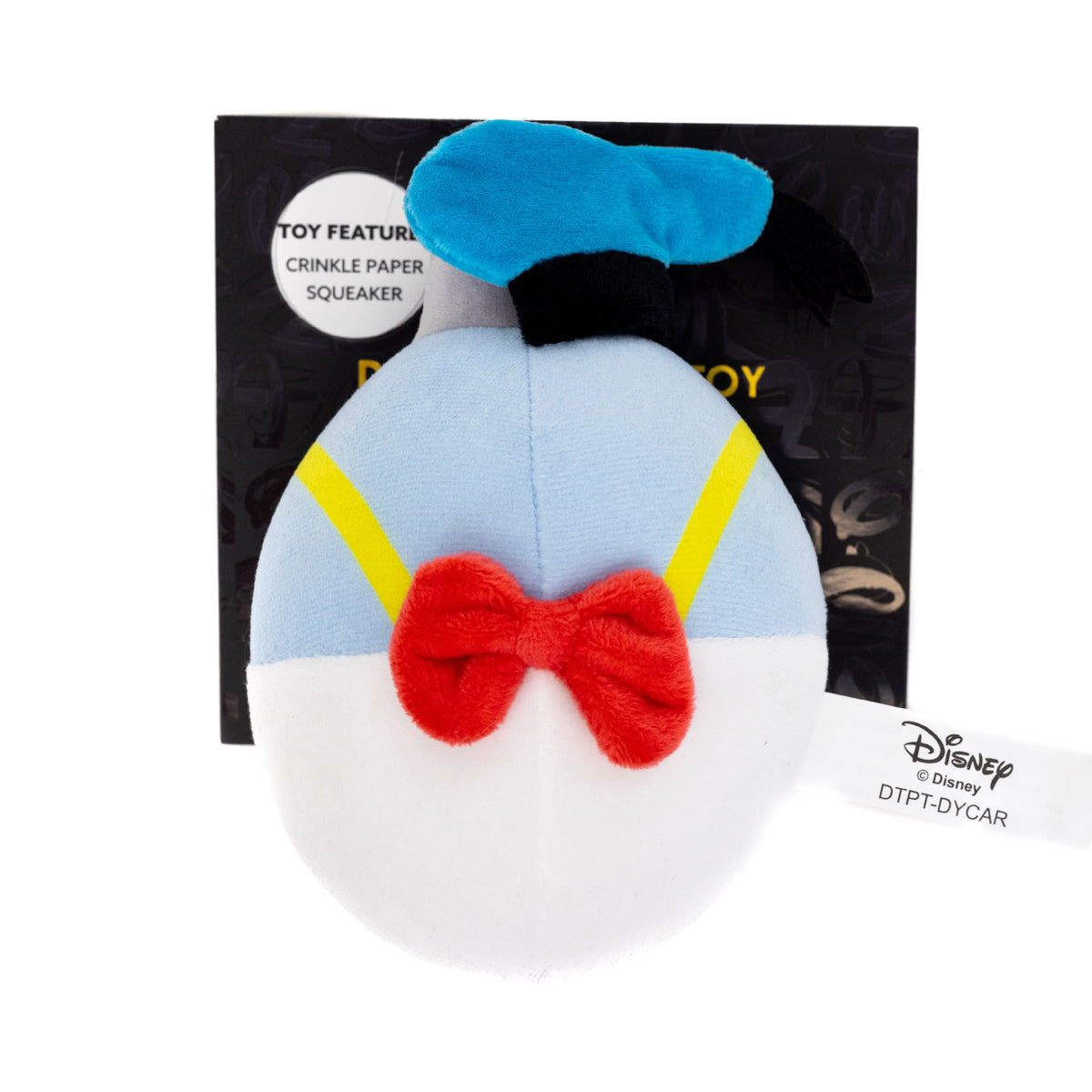 Dog Toy Squeaker Plush - Disney Donald Duck Christmas Ornament Replica Dog Toy Squeaky Plush Disney