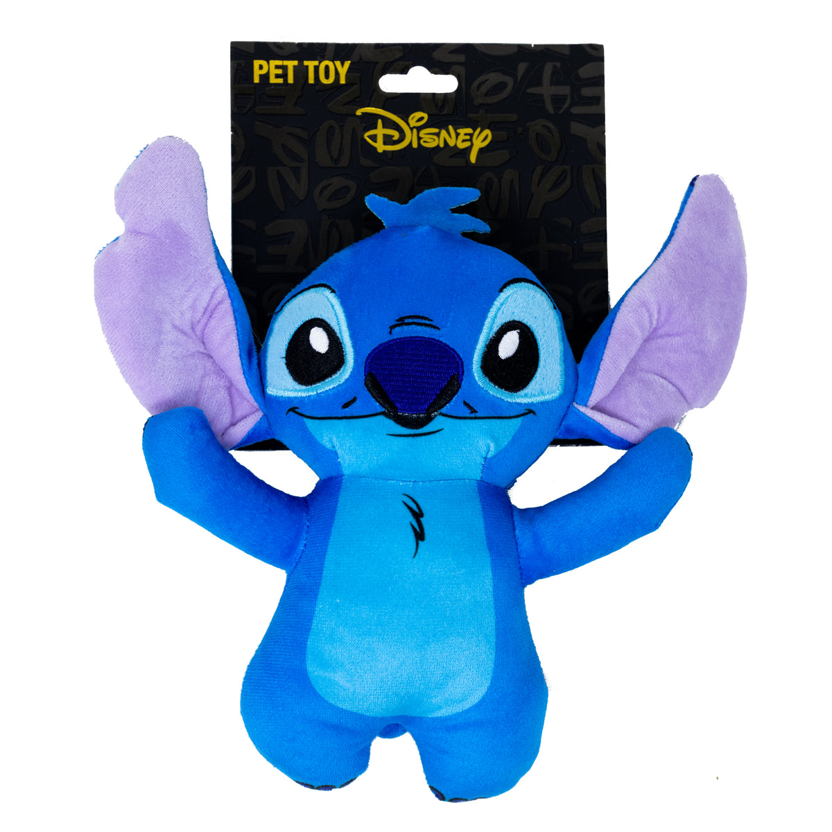 Dog Toy Squeaker Plush - Lilo and Stitch Stitch Arms Up Full Body Standing Pose Dog Toy Squeaky Plush Disney