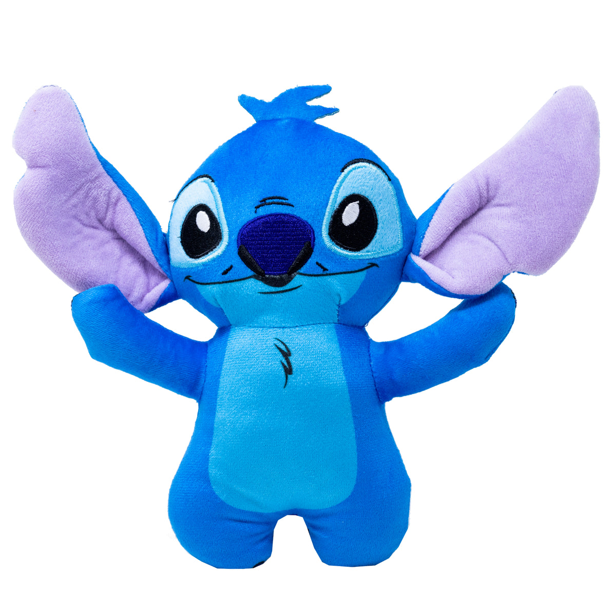 Dog Toy Squeaker Plush - Lilo and Stitch Stitch Arms Up Full Body Standing Pose Dog Toy Squeaky Plush Disney