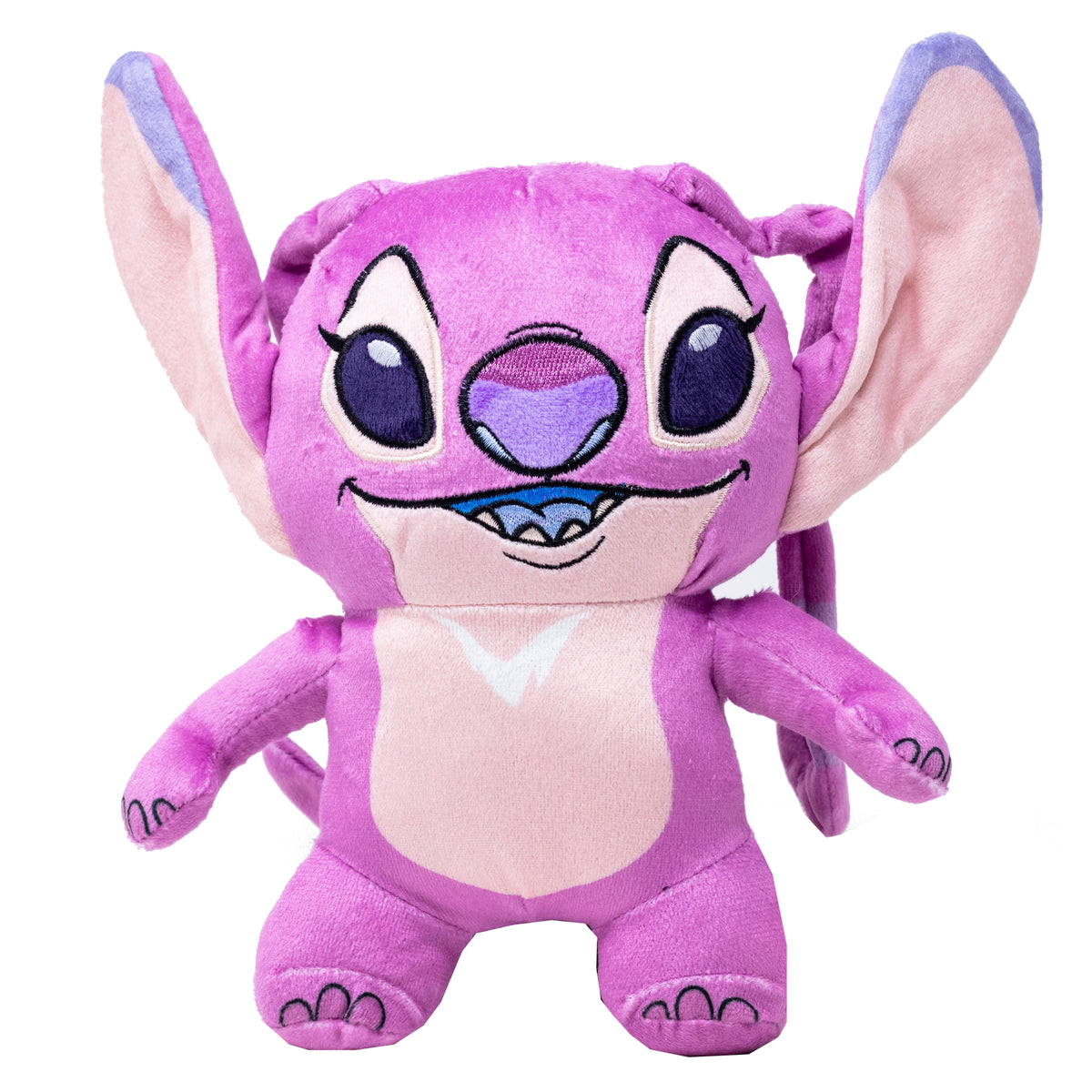 Dog Toy Squeaker Plush - Lilo and Stitch Angel Smiling Full Body Standing Pose Dog Toy Squeaky Plush Disney