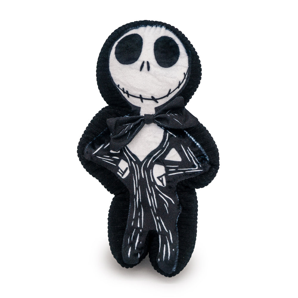 Dog Toy Squeaker Plush - A Nightmare Before Christmas Jack Skellington Standing Pose Black Dog Toy Squeaky Plush Disney