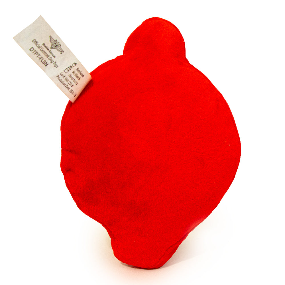 Dog Toy Squeaky Plush - Flash Icon Red White Yellow Dog Toy Squeaky Plush DC Comics