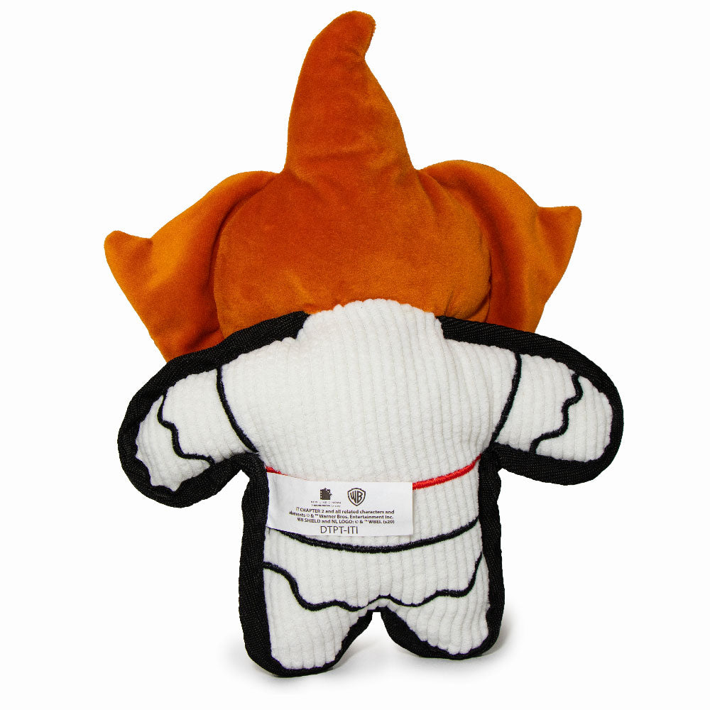 Dog Toy Squeaker Corduroy Plush - It Pennywise Red Balloon Pose Dog Toy Squeaky Plush IT