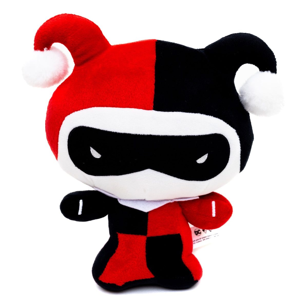 Dog Toy Squeaky Plush 2-Piece Set, DC Comics Chibi Characters, Joker, Harley Quinn Dog Toy Squeaky Plush DC Comics