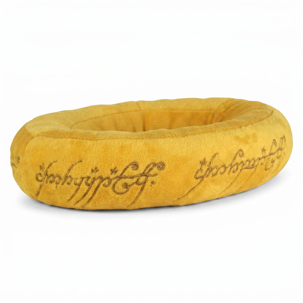 Dog Toy Squeaker Plush - The Lord of the Rings One Ring Golden Yellow Dog Toy Squeaky Plush The Lord of the Rings