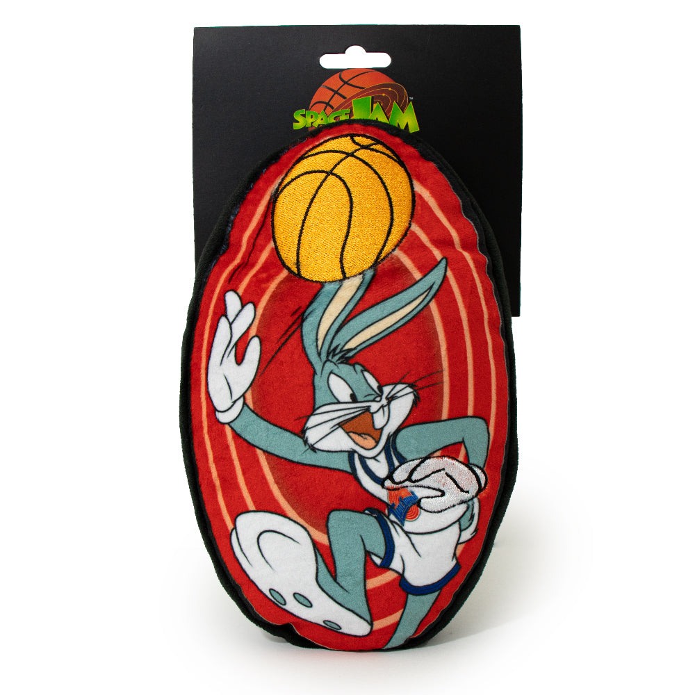 Dog Toy Squeaker Plush - Space Jam Bugs Bunny Shooting Basketball Dog Toy Squeaky Plush Looney Tunes