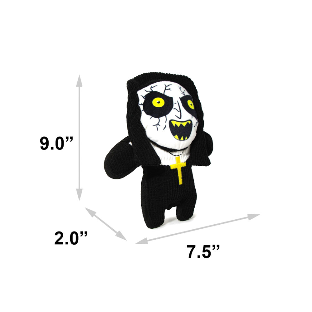 Dog Toy Squeaker Corduroy Plush - The Nun Standing Pose Dog Toy Squeaky Plush The Nun