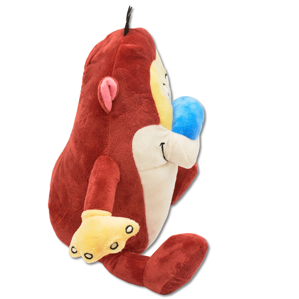 Dog Toy Squeaker Plush - The Ren and Stimpy Show Stimpy Full Body Pose Dog Toy Squeaky Plush Nickelodeon