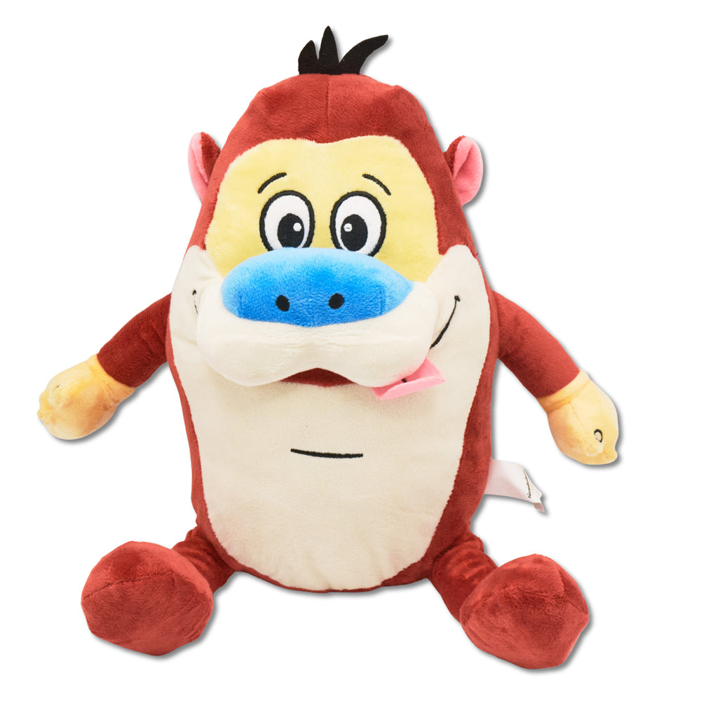 Dog Toy Squeaker Plush - The Ren and Stimpy Show Stimpy Full Body Pose Dog Toy Squeaky Plush Nickelodeon