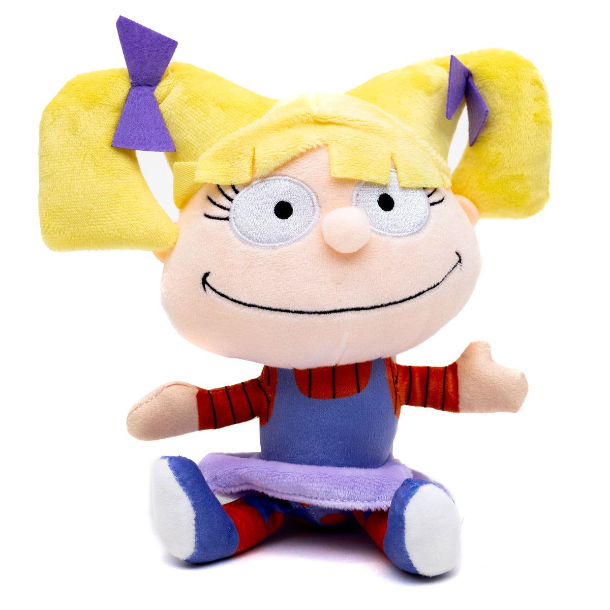 Dog Toy Squeaker Plush - Rugrats Angelica Pickles Full Body Sitting Pose Dog Toy Squeaky Plush Nickelodeon